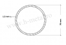 Teava rotunda sudata inox 70x1.5 mm 1